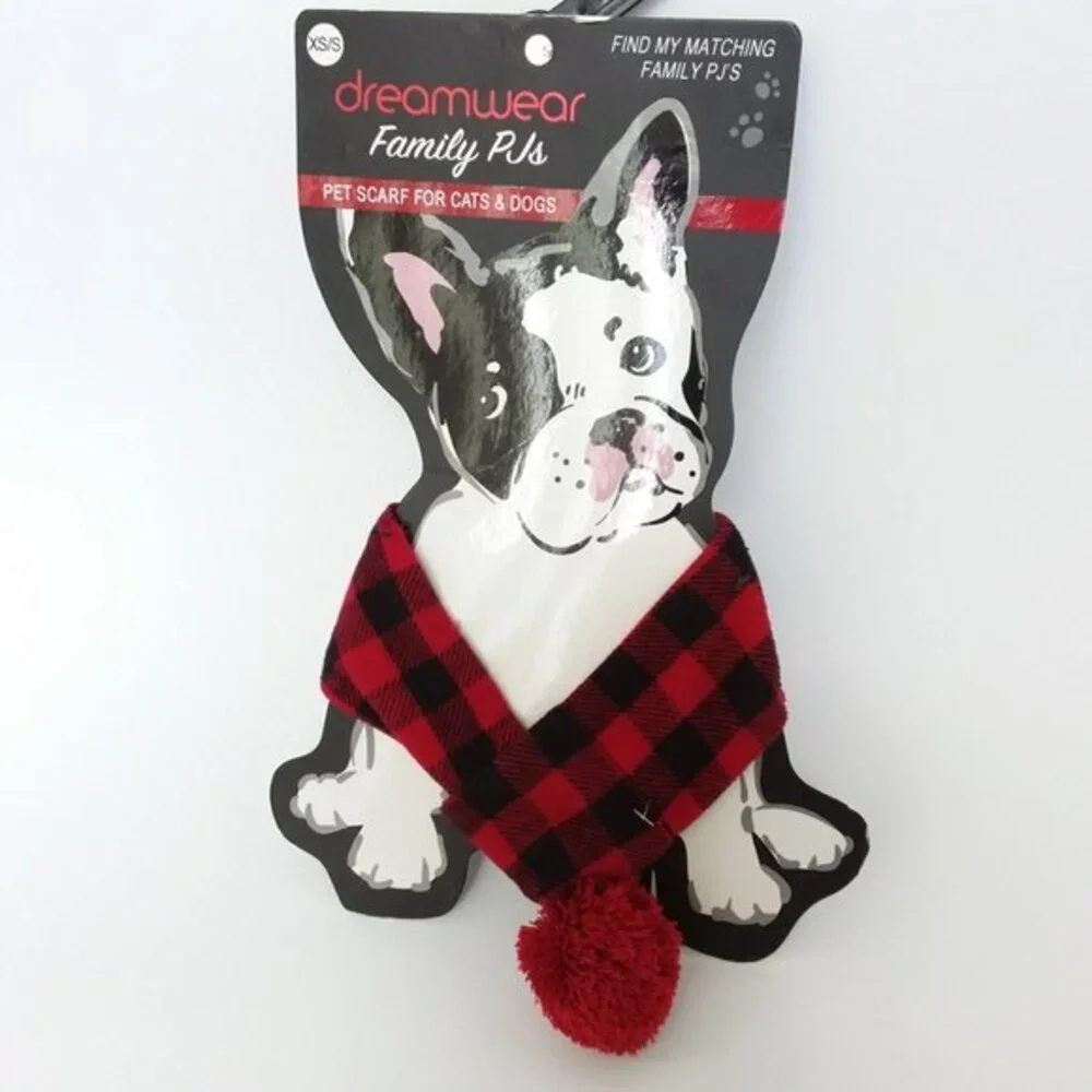dreamwear Buffalo Check Pet Scarf XS/S
